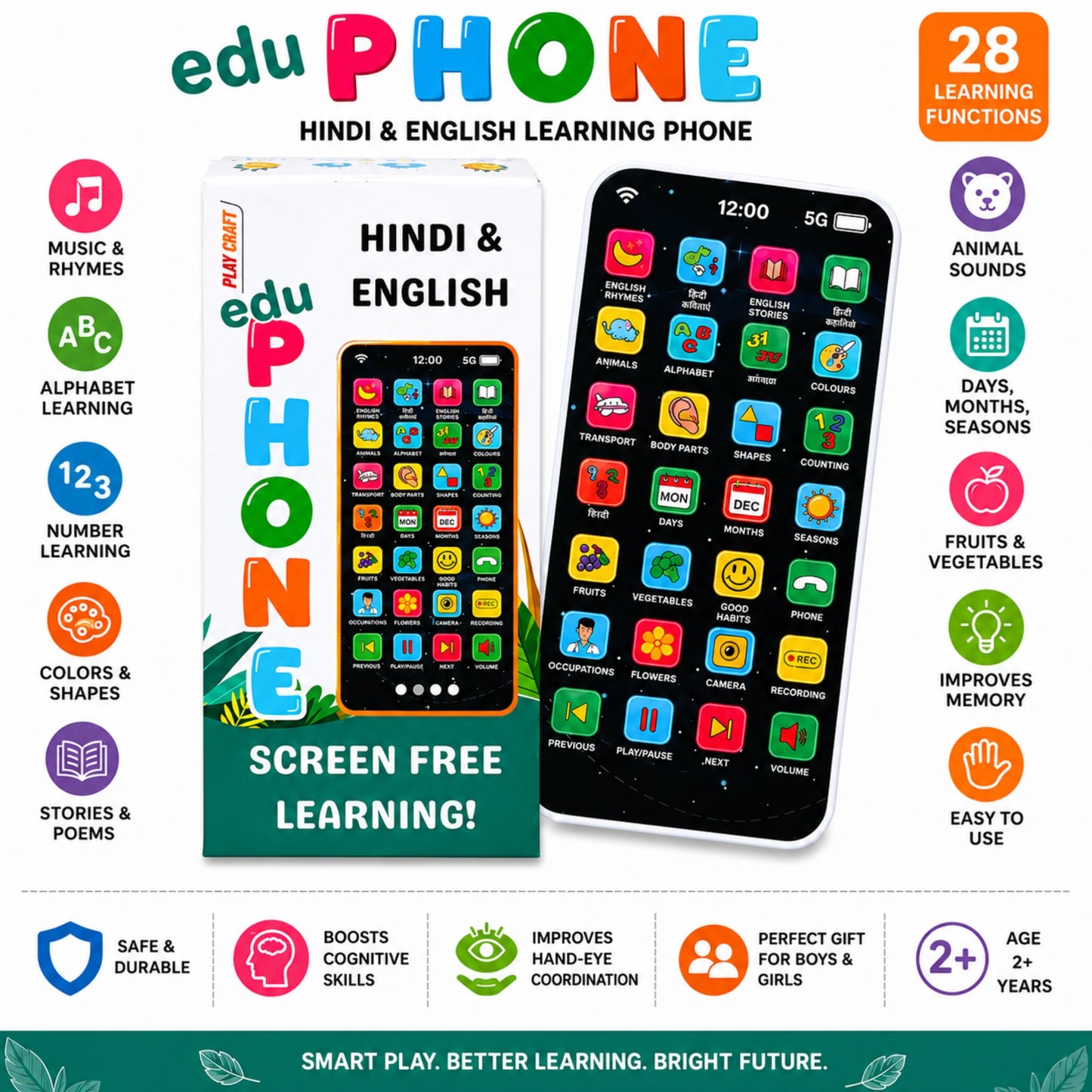 Edu Phone™ Hindi & English Learning Phone