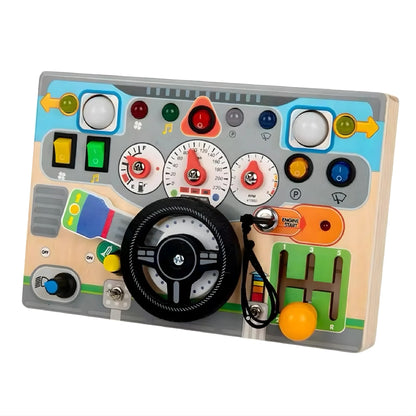 Wooden Car Busy Board