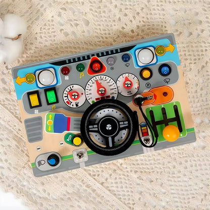Wooden Car Busy Board