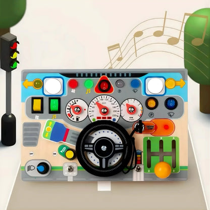 Wooden Car Busy Board