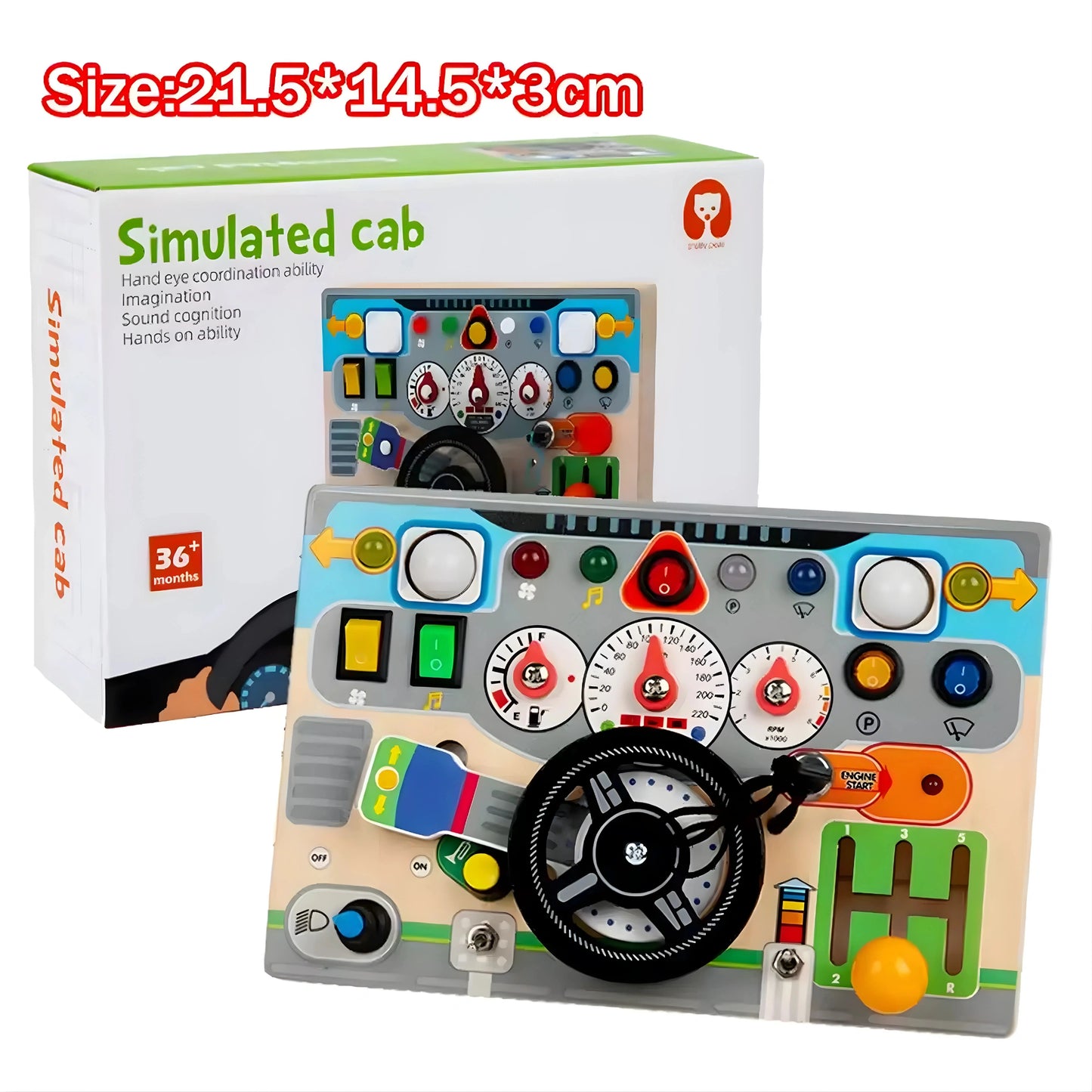Wooden Car Busy Board