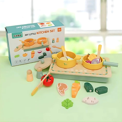 Wooden Kitchen Set Toy