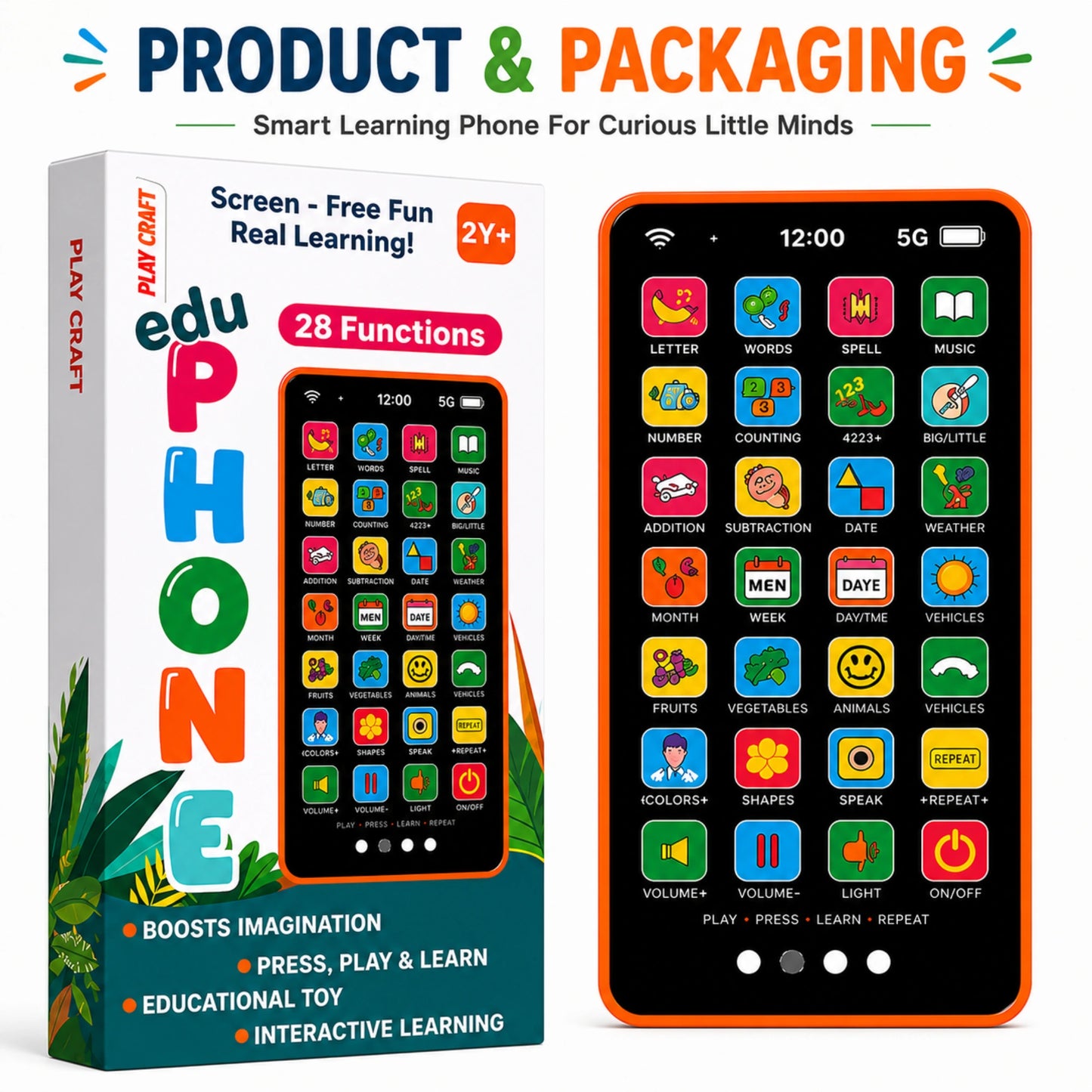 Edu Phone™ Hindi & English Learning Phone