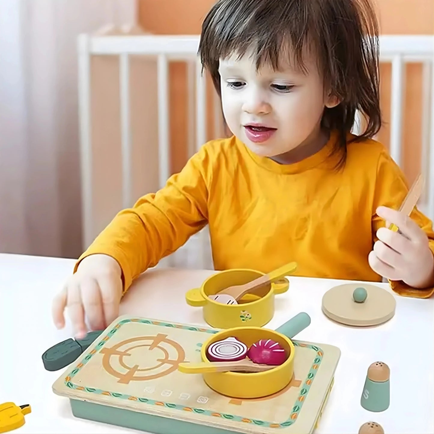Wooden Kitchen Set Toy
