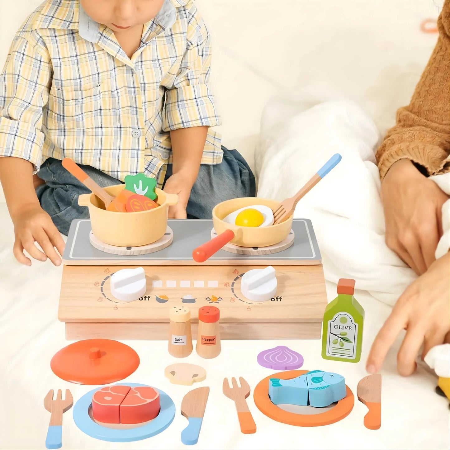 Wooden Kitchen Set Toy