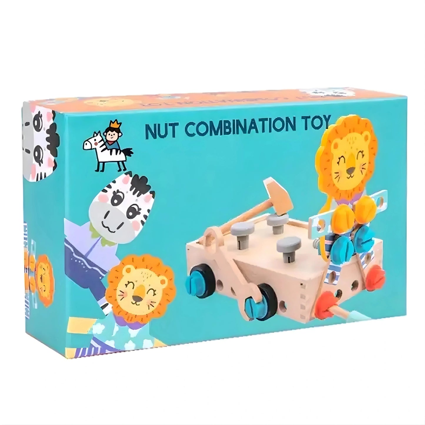 Wooden Nut & Bolt Construction Toy
