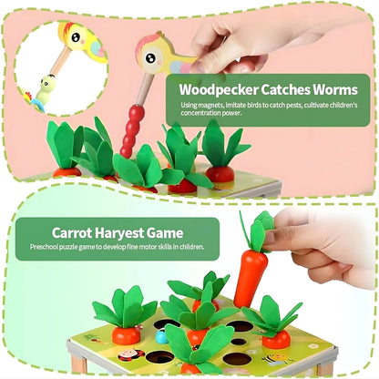7-in-1 Wooden Activity Cube Toy