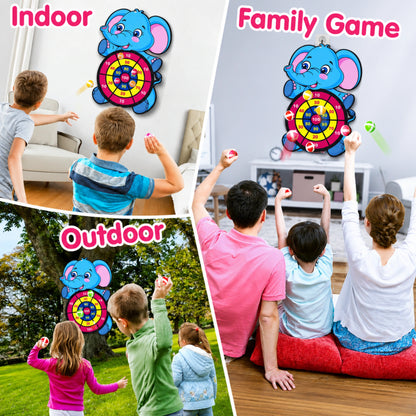 Elephant Sticky Dart Board Game