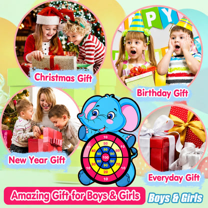 Elephant Sticky Dart Board Game