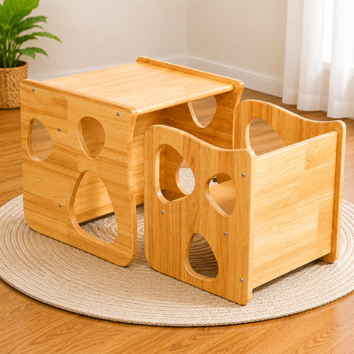Montessori Wooden Table & Chair Set