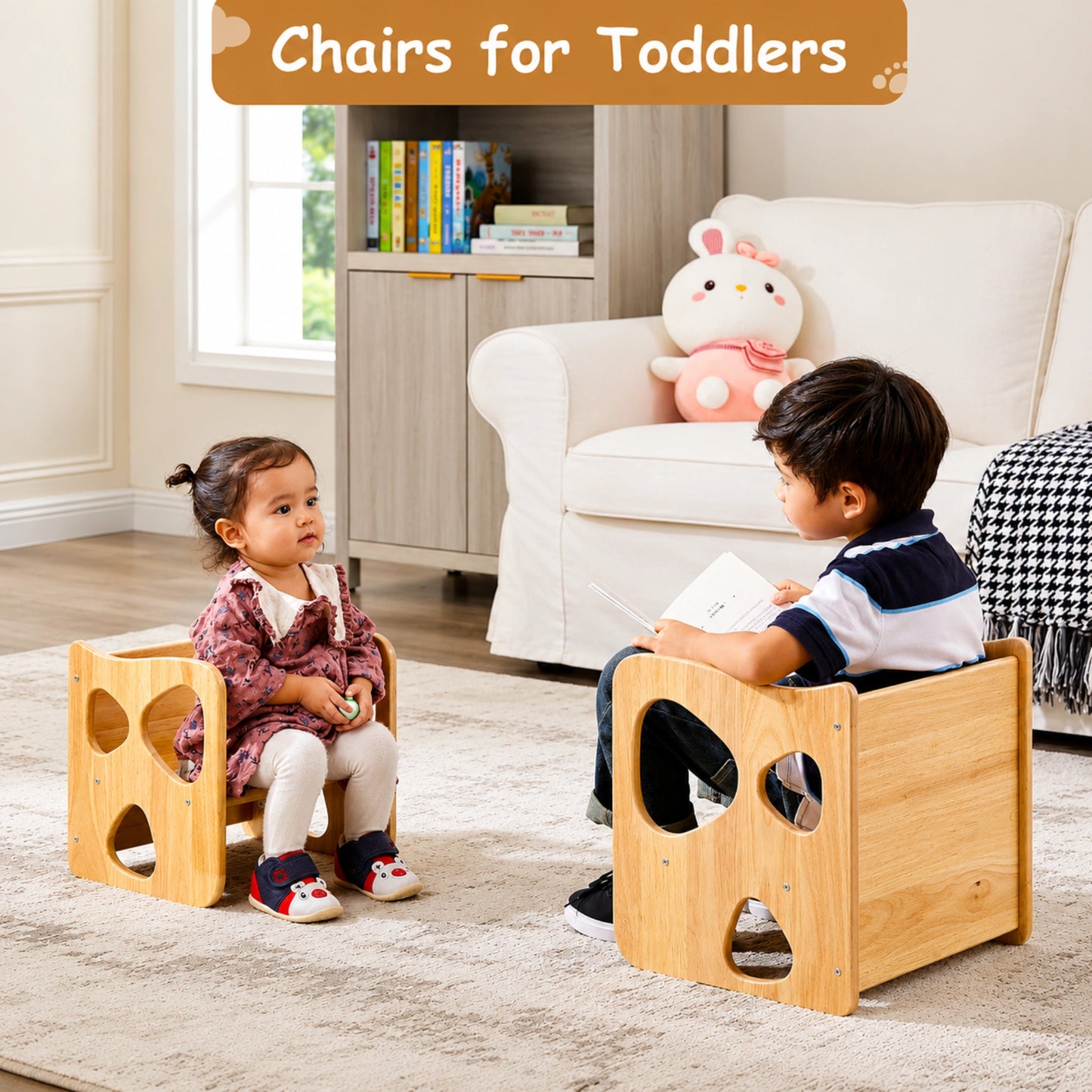 Montessori Wooden Table & Chair Set
