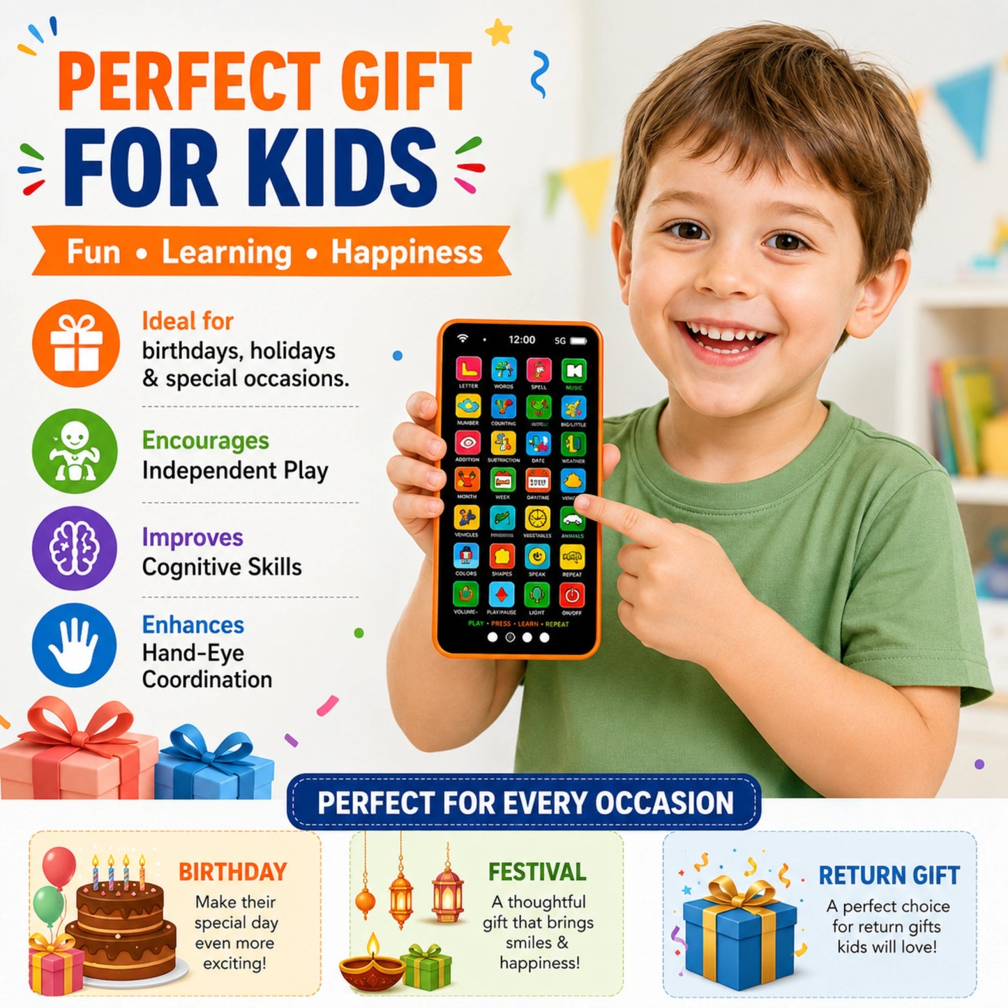 Edu Phone™ Hindi & English Learning Phone