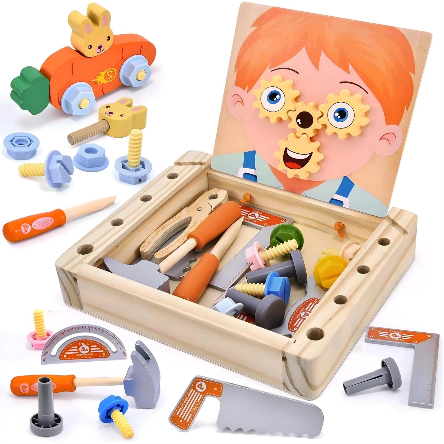 Wooden Tool Kit Toy