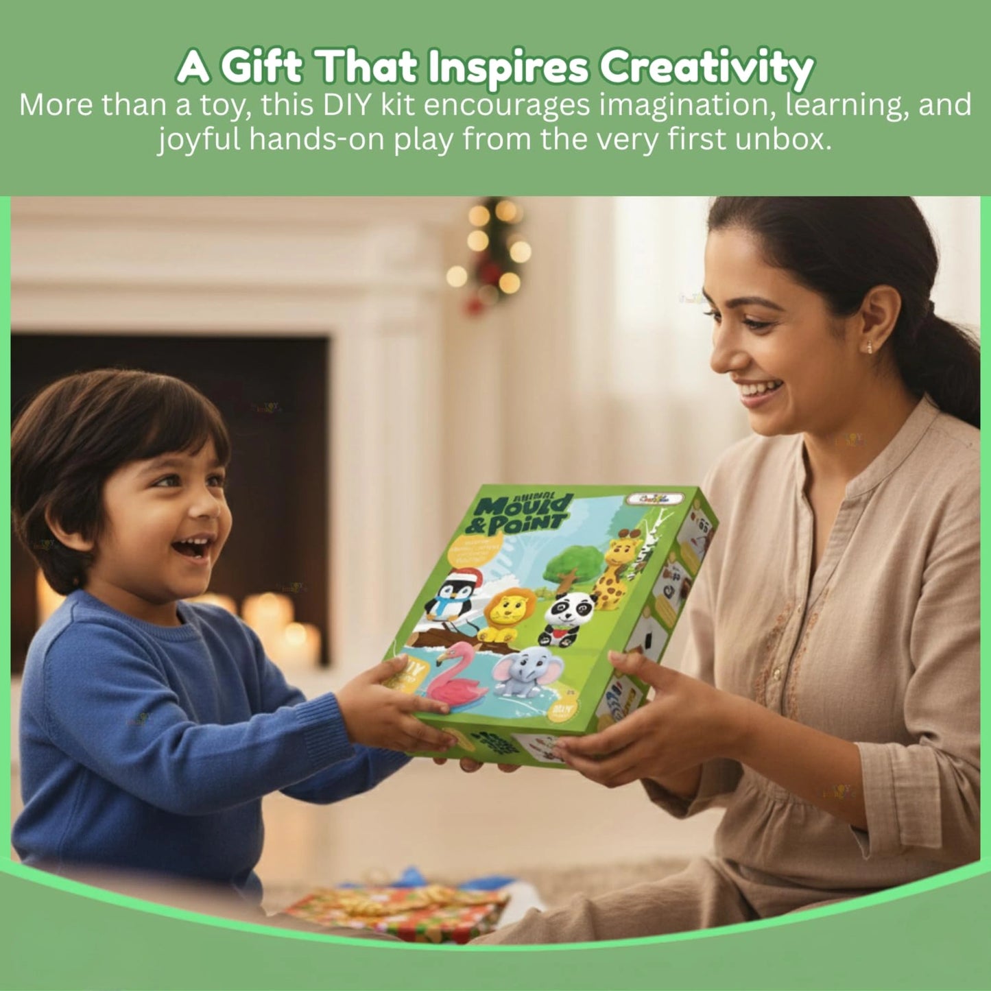 Animal Mould & Paint DIY Craft Kit for Kids