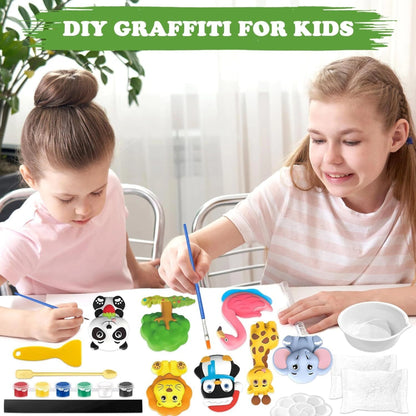 Animal Mould & Paint DIY Craft Kit for Kids