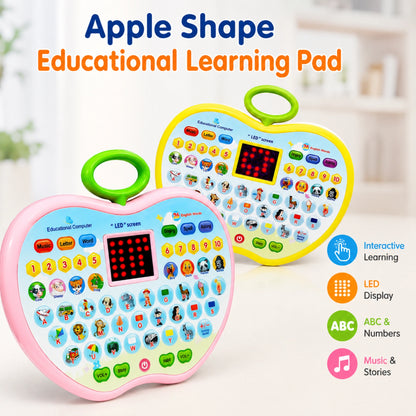 Apple Shaped Educational Learning Pad