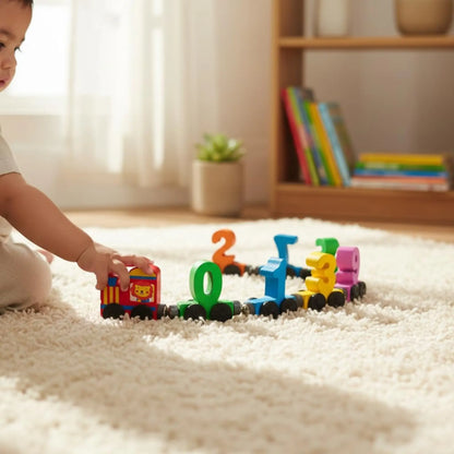 Wooden Number Train Toy