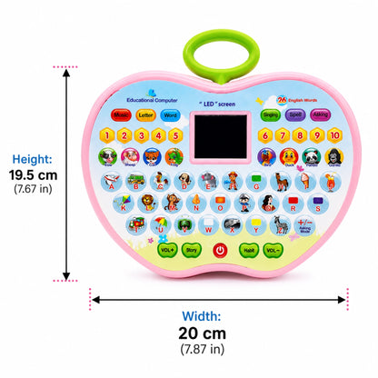 Apple Shaped Educational Learning Pad