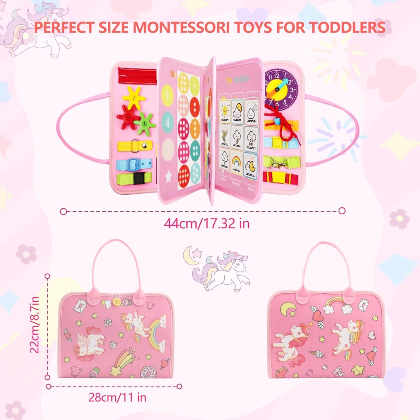 Busy Board Sensory Book