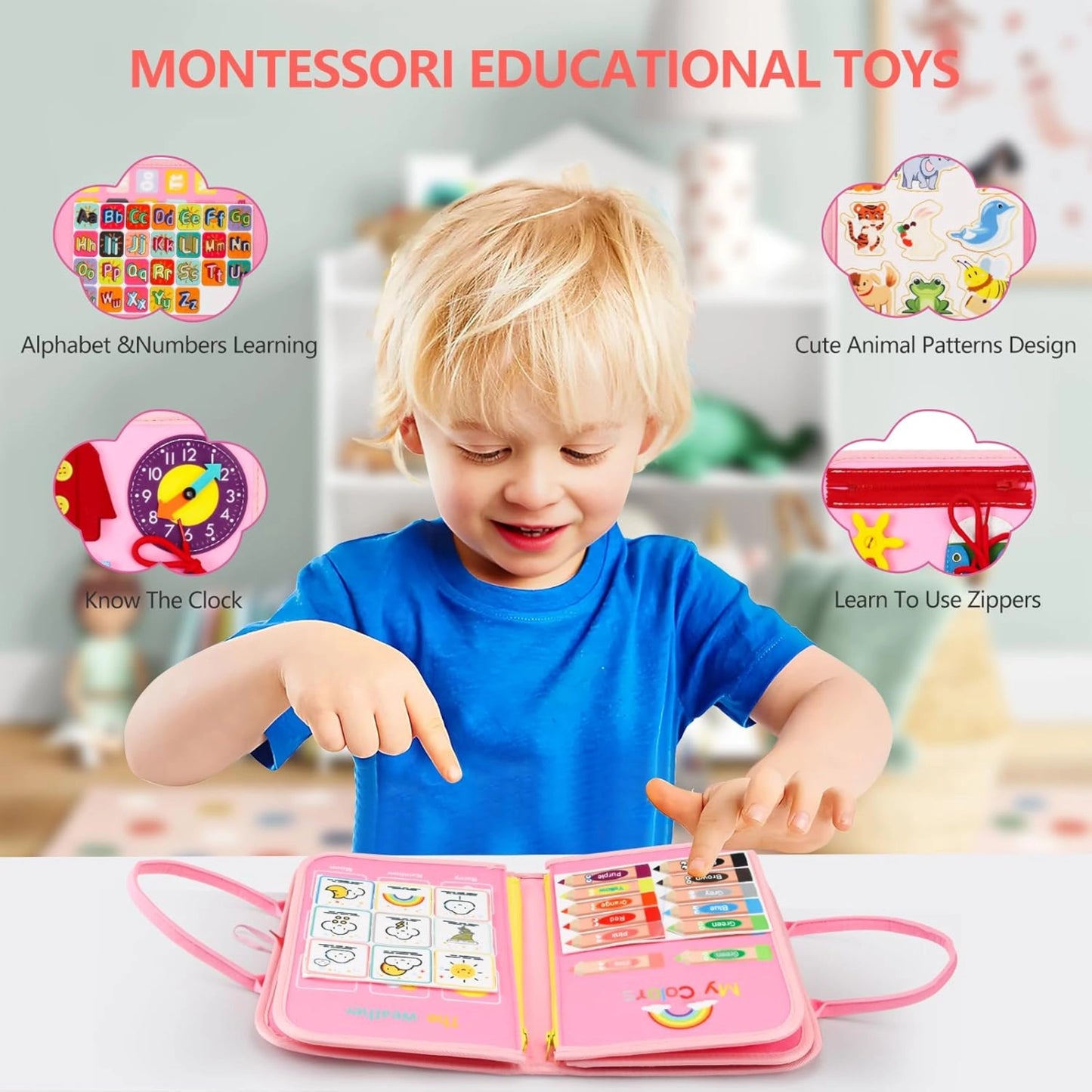 Busy Board Sensory Book