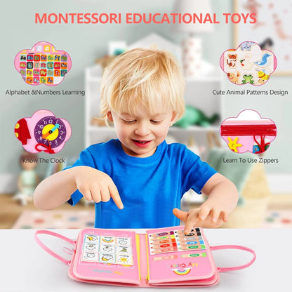 Busy Board Sensory Book