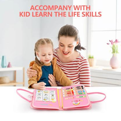 Busy Board Sensory Book