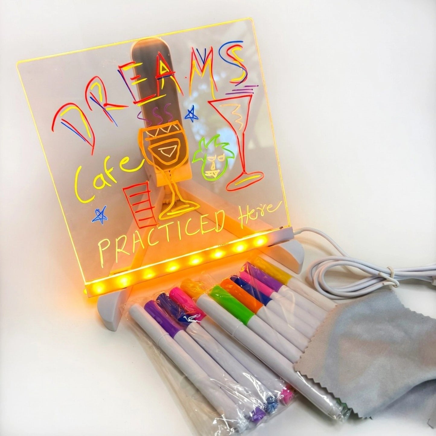 DIY Acrylic LED Writing Lamp