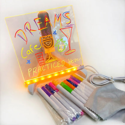 DIY Acrylic LED Writing Lamp