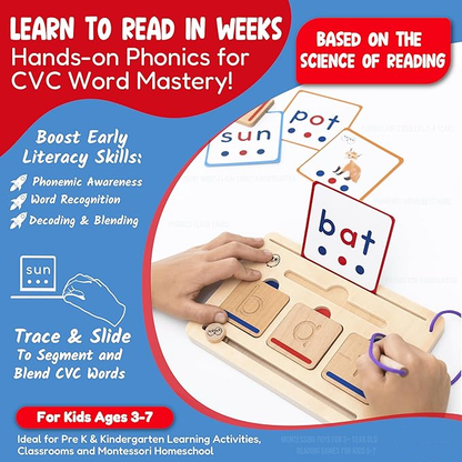 Letter Tracing Tiles, Flash Cards Toddlers 2-4 Years