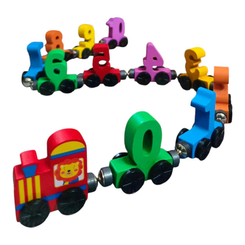 Wooden Number Train Toy