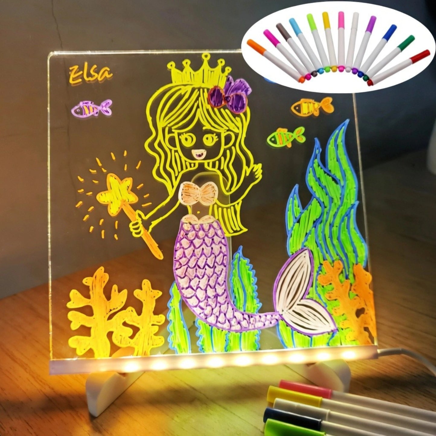 DIY Acrylic LED Writing Lamp