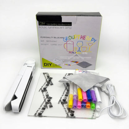 DIY Acrylic LED Writing Lamp