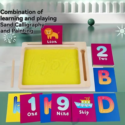 Educational Sand Writing Tray Set