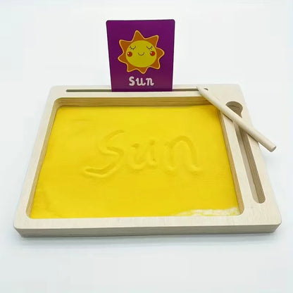 Educational Sand Writing Tray Set