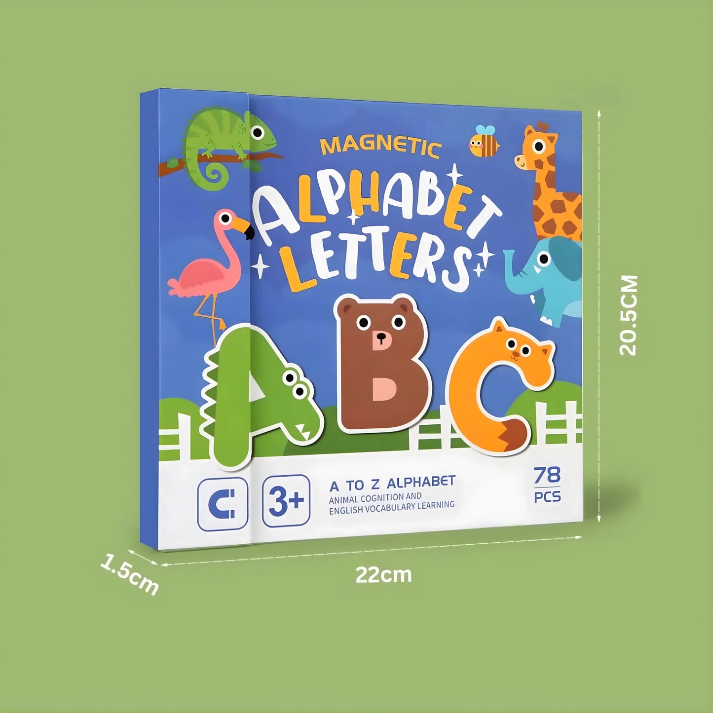 Magnetic Alphabet Letters Book