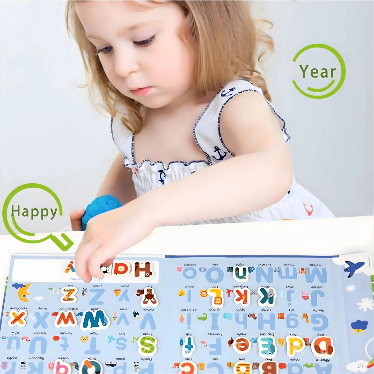 Magnetic Alphabet Letters Book