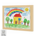 Kids Artwork Display & Storage Frame - A3