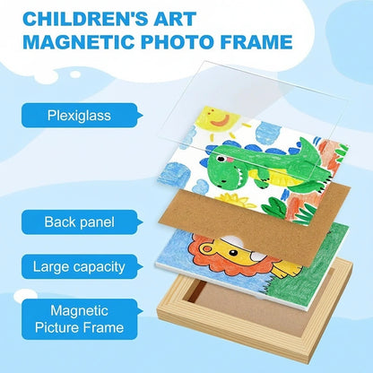 Kids Artwork Display & Storage Frame - A3