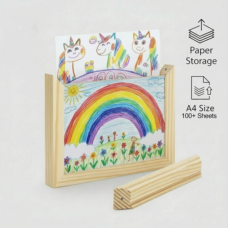 Kids Artwork Display & Storage Frame - A4
