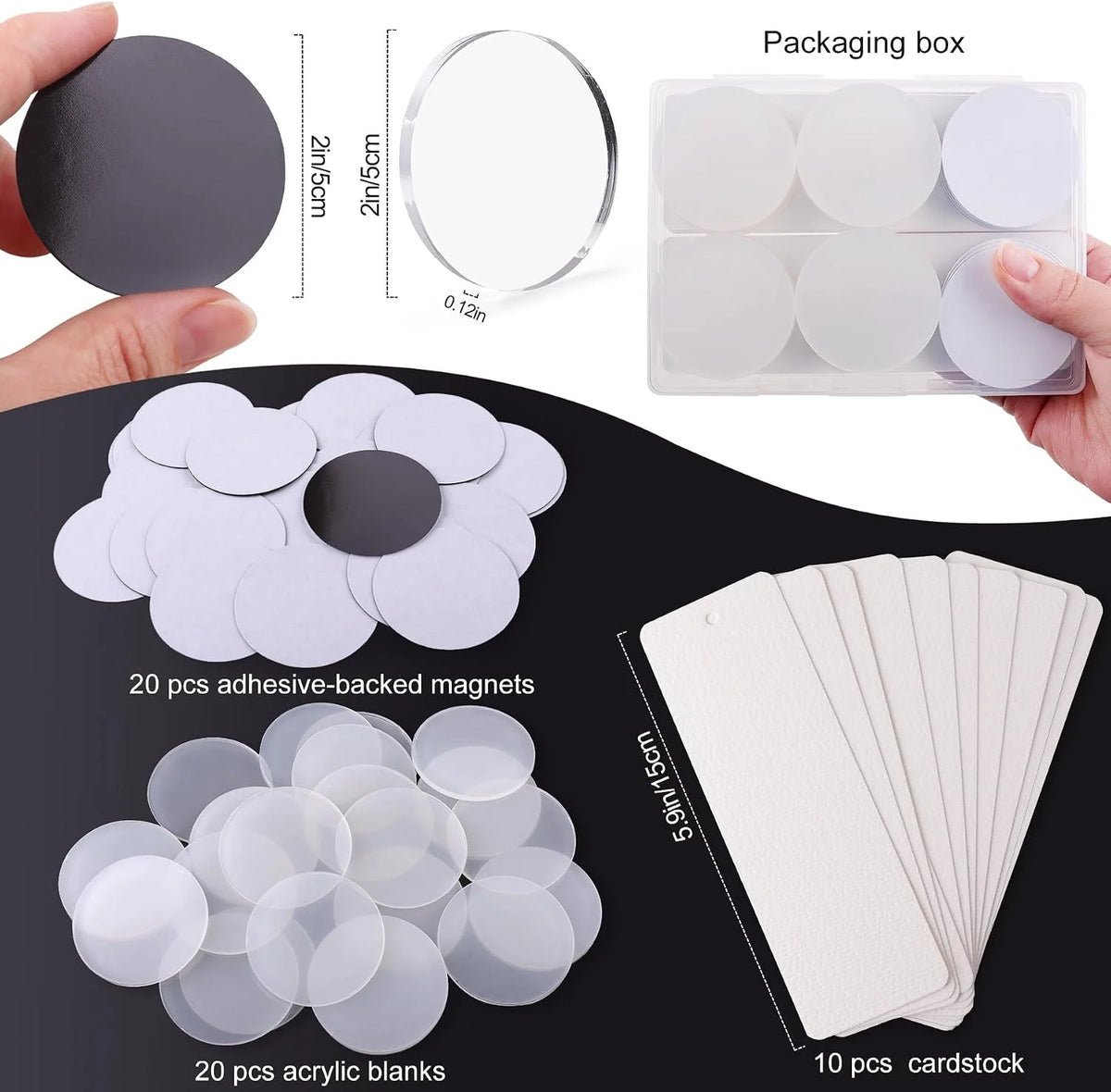 DIY Acrylic Fridge Magnet Kit