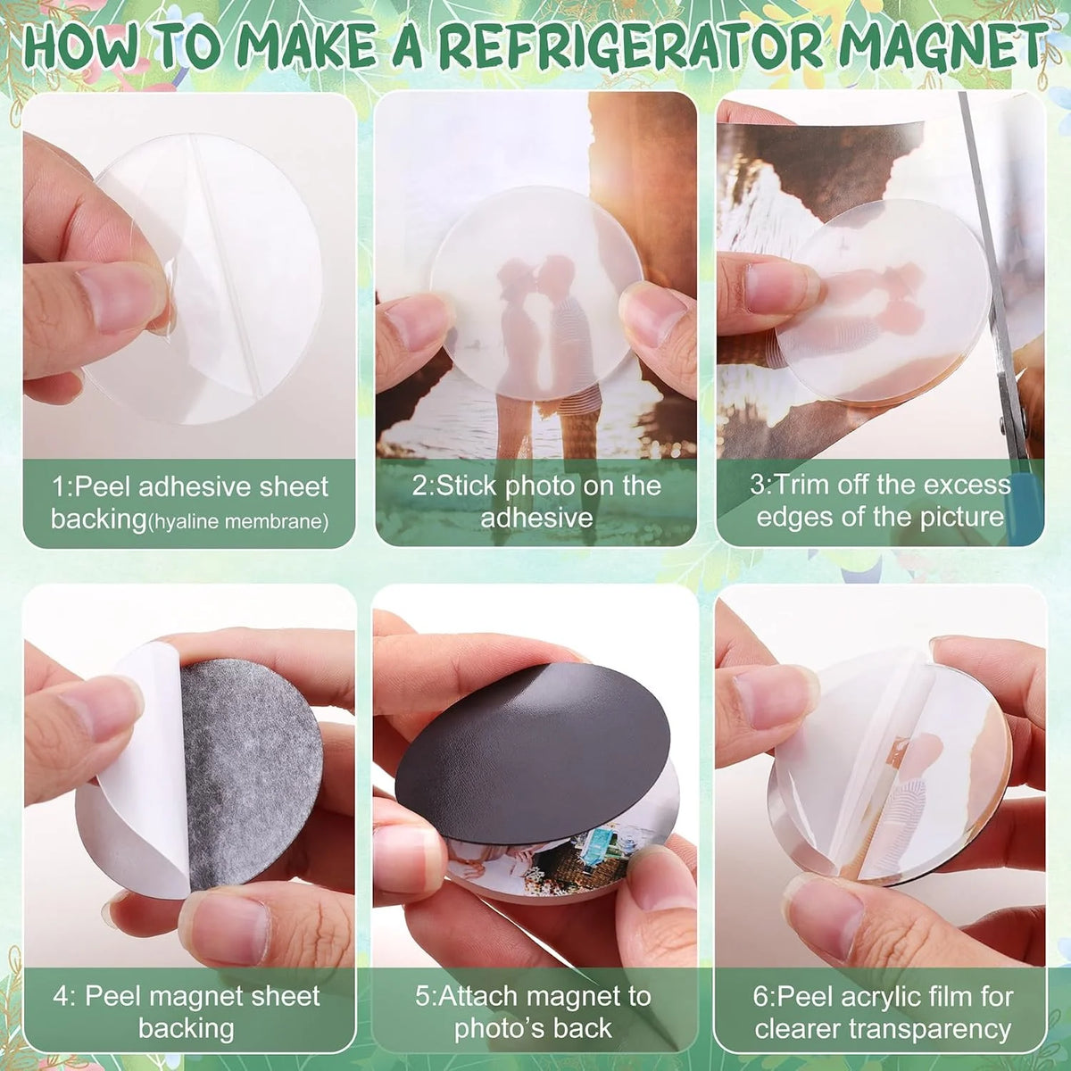 DIY Acrylic Fridge Magnet Kit