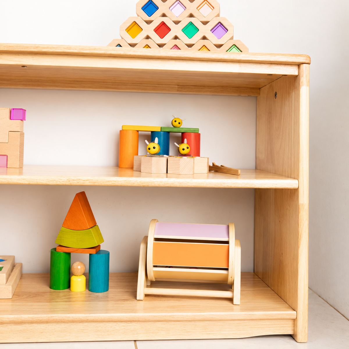 Open-Ended Toy Shelf, 3 Tier