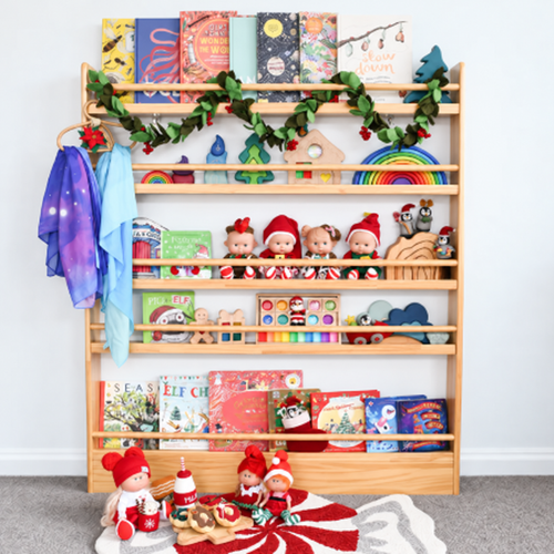 Front-Facing Bookshelf, 5 Tier, 120cm