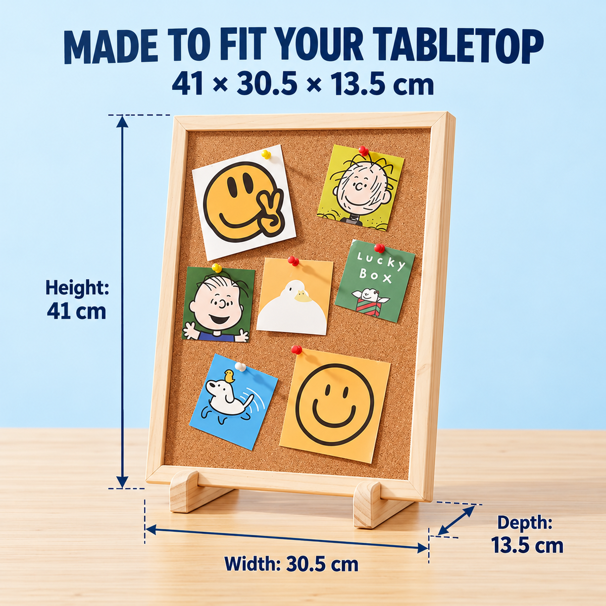 Tabletop Art & Memo Station, 2-in-1