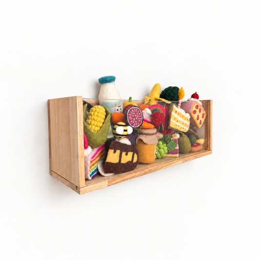 Wood-Framed Acrylic Storage Box