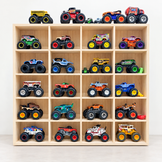 Monster Truck Display Rack, 20 Slots, 1:64 & 1:43