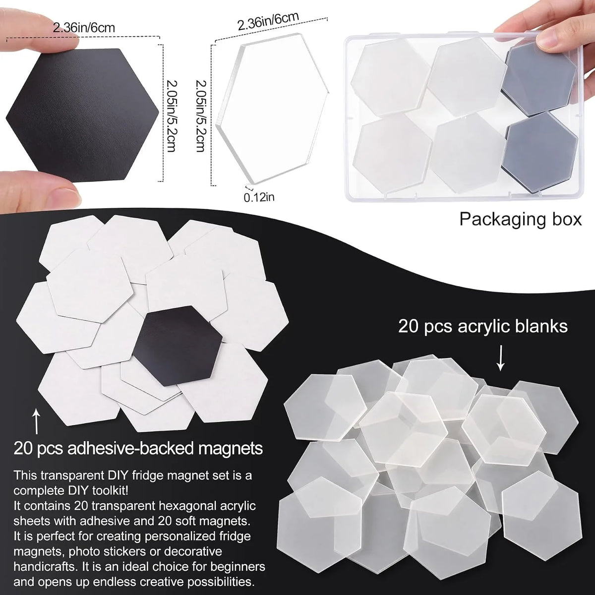 DIY Acrylic Fridge Magnet Kit