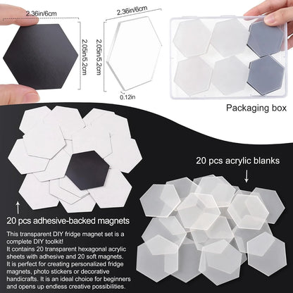 DIY Acrylic Fridge Magnet Kit