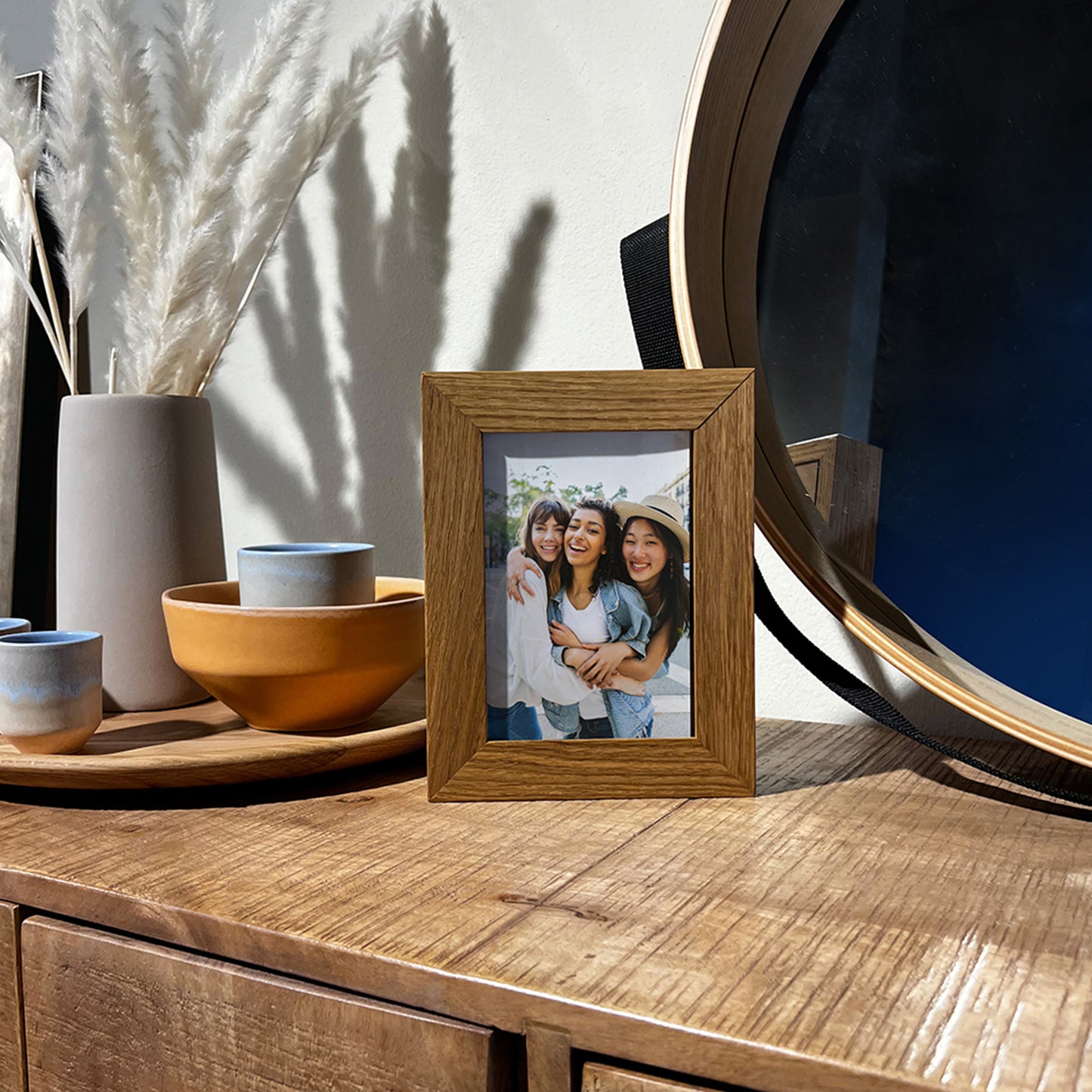 A6 Photo Frame with Display & Storage