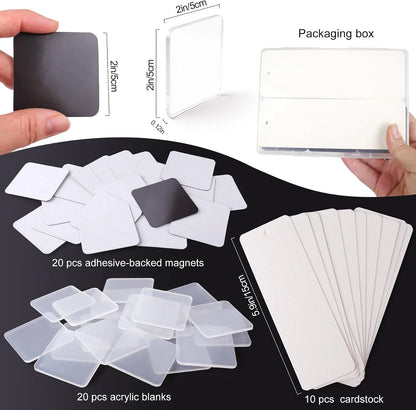 DIY Acrylic Fridge Magnet Kit